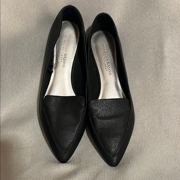 Christian Siriano Black Flats Size 9 - Picture 1 of 3
